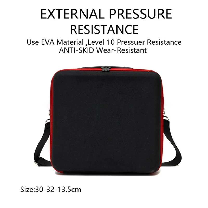 

Potrable Small Hard Carry Bag w/ Strap Portable Protective Bag Storage Bag for Mavic Air 2 / Air 2S Fly More Combo