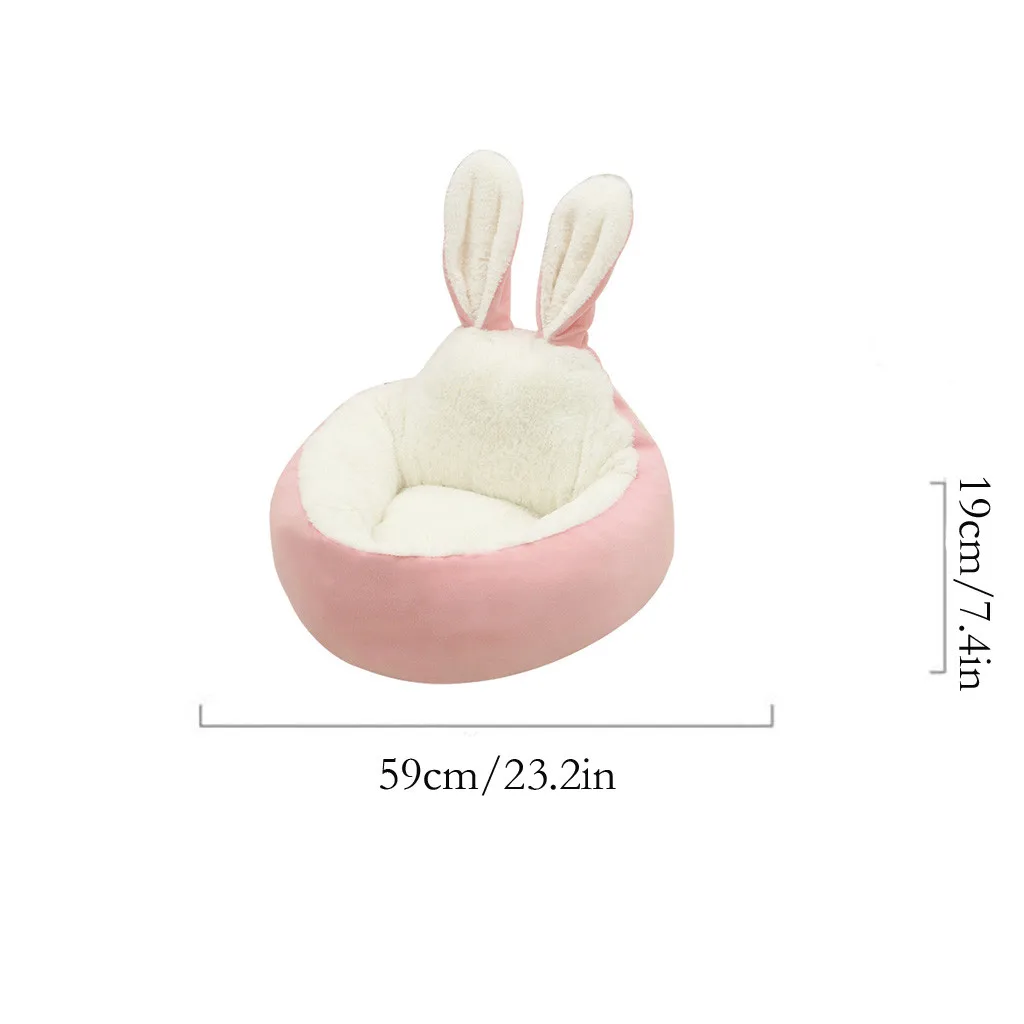 

2021 Trend Pet Nest Flower-shaped Cat Winter Warm Plush Bed Plush Soft Pet Bed Calming Bed Rat