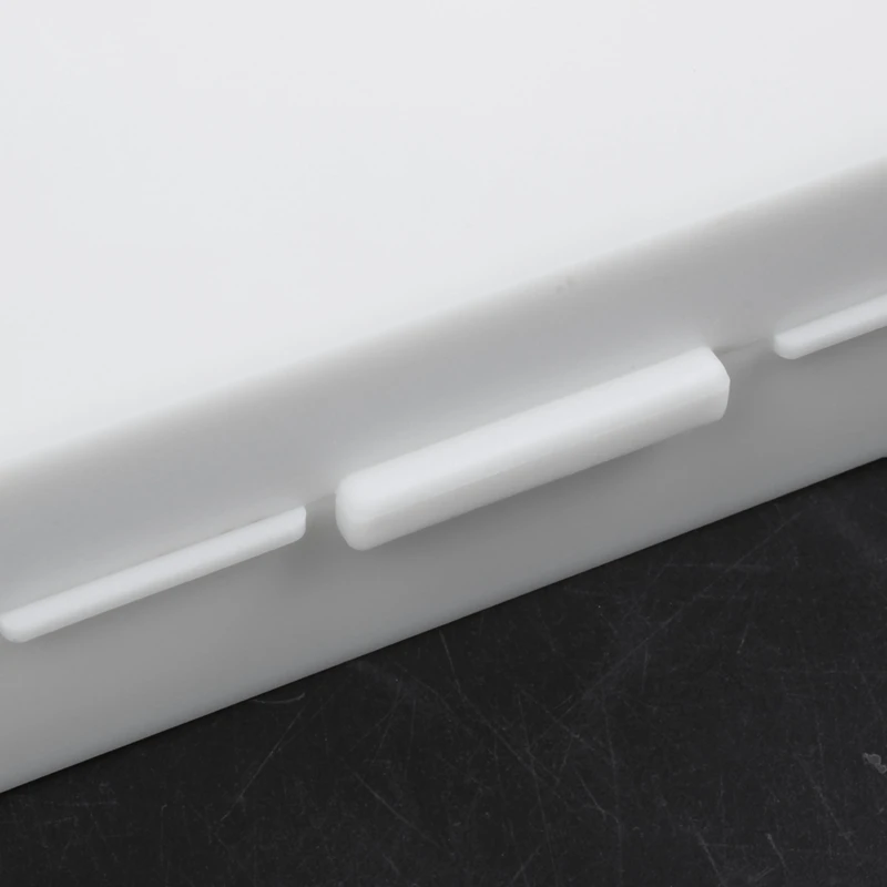 

20cm x 16cm White Plastic Rectangular 100 Slides Microscope Box