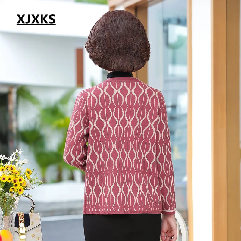 Модный однобортный Кардиган XJXKS Женское пальто новинка сезона осень-зима 2020