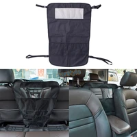 pet dog seat barrier car safety protection net storage bag pet mesh travel isolation back seat large dogs cats accessories