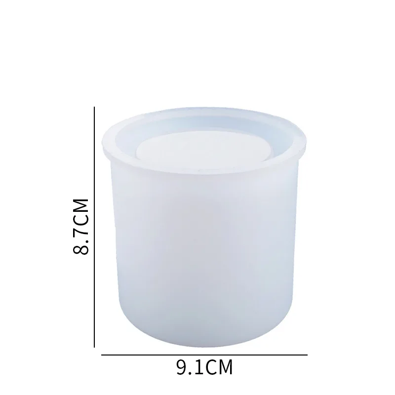 Цилиндрический цветочный горшок искусственная форма ручной работы для стола