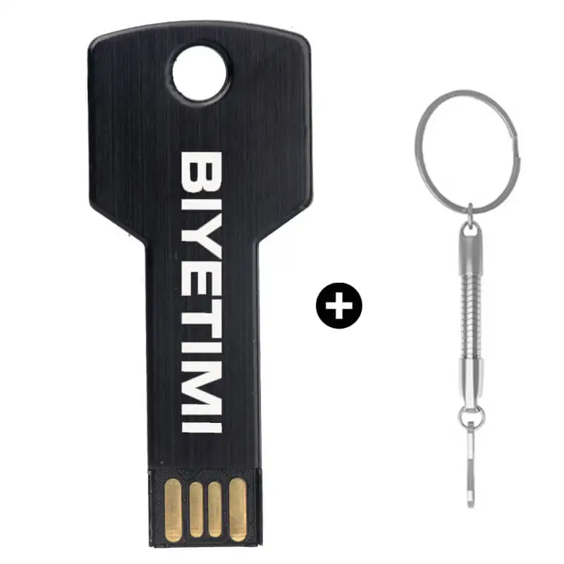 Usb флеш-накопитель biyetimi Corloful Key 8 ГБ 16 ГБ 32 ГБ 64 ГБ Memory Usb Stick 2,0 Флешка для ПК - Цвет: Черный