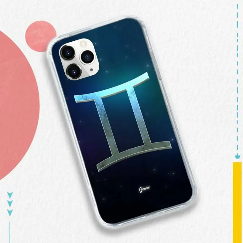 

Twelve constellation symbols Phone Case for iPhone 11 12 pro XS MAX 8 7 6 6S Plus X 5S SE 2020 XR