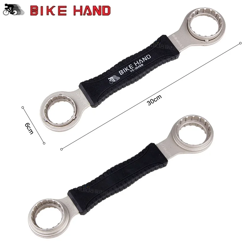 Bikehand велосипедный осевой инструмент Shimano Hollowteck II внешний ВВ Нижний Кронштейн