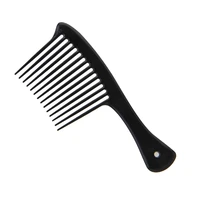 black axe shape hairstyling comb in longteeth for long hair professional hair braids comb in good design hairdressing comb t007