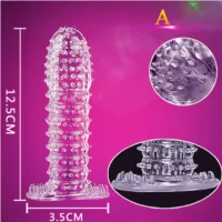 5 Pcs Sex Toys Condom Tools For Men Nozzle On Penis Dick Lengthen Delay Products Adult Sleeve Finger Cock Ring | Красота и здоровье