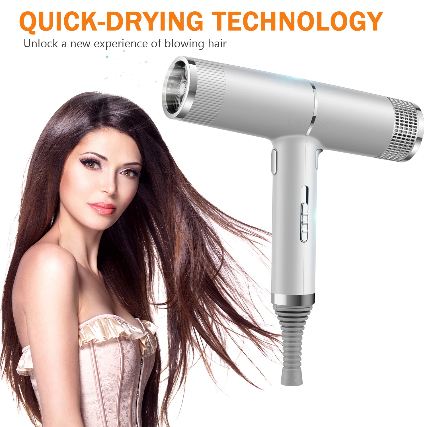 

Strong Wind Hair Dryer Blower Professional Hot Air Dryer Electric Beauty Salon Styling Tools Powerful Household Hair Dry Machine
