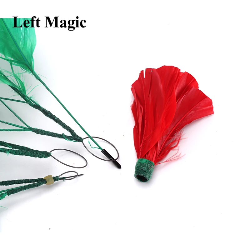 Появляющиеся букеты и изменение цвета цветок Волшебные трюки палочка на перо