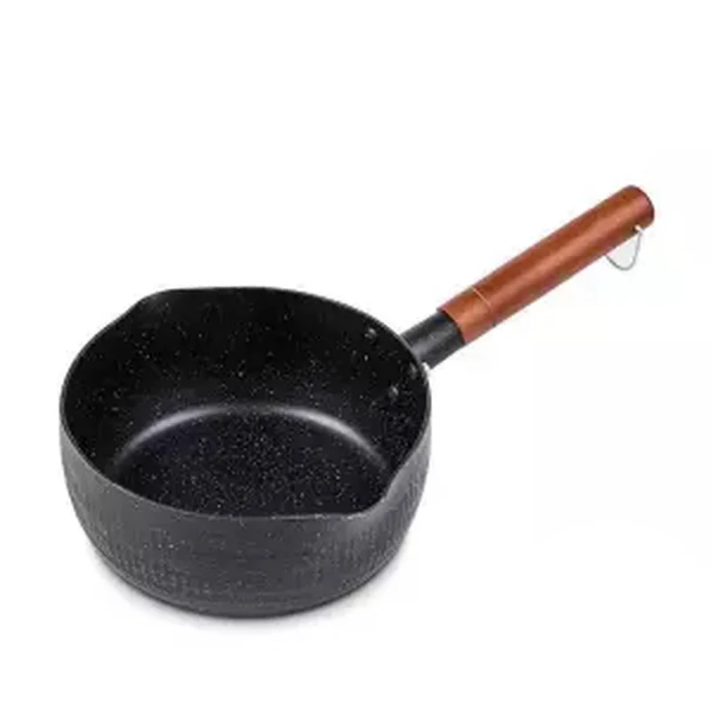 Антипригарная сковорода молочная с рисунком молотка утолщенная для снега