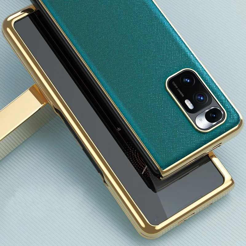 Flip Case For Xiaomi Mi MIX Fold Plating Leather Luxury Shockproof Full Protective Phone Cover Funda For Mix Fold