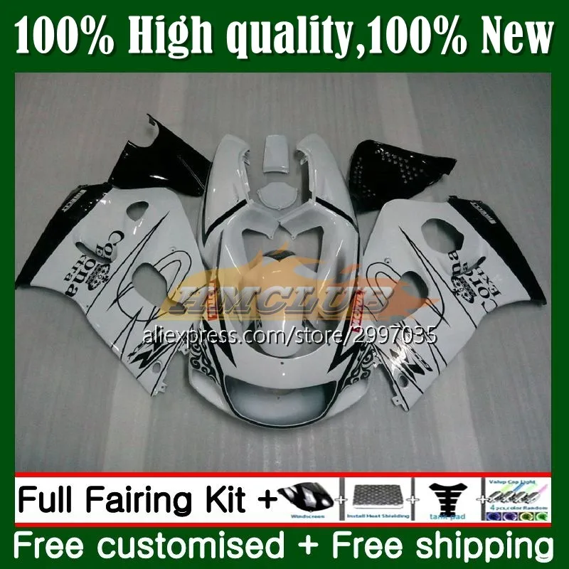 

Комбинезоны для SUZUKI SRAD GSXR750 GSXR 600 750 8No.14 GSXR600 96 97 98 99 00 GSX-R750 1996 1997 1998 1999 2000 обтекатель белого и черного цвета