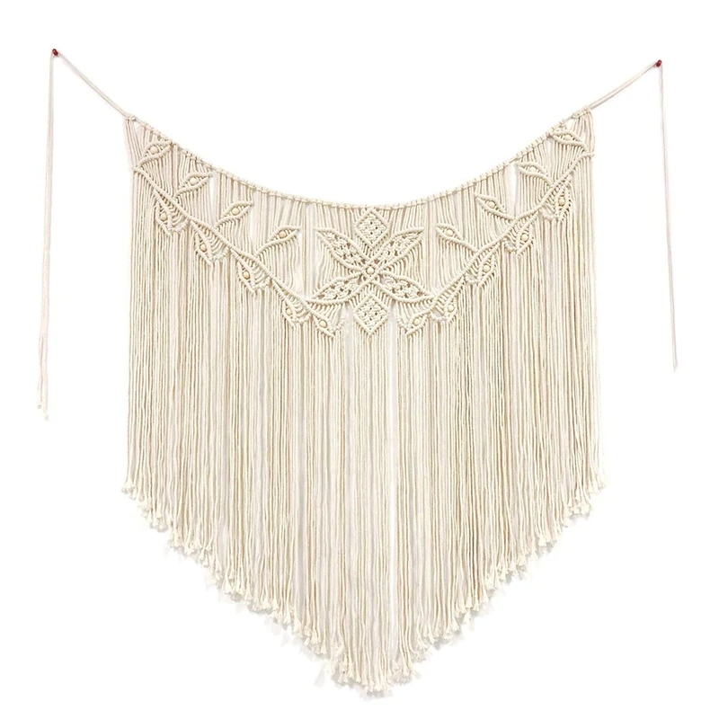 

Boho Macrame Wall Hanging Macrame Tapestry Woven Tapestry Woven Art Bohemian Cotton Handmade Home Decor for Wedding