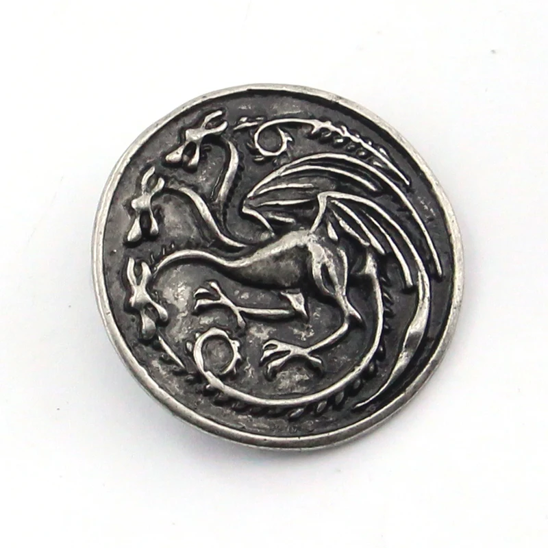 Brooch-P167 Светящаяся Игра престолов автомобильный брелок в виде дракона Дамская пара сумка брелок светится в темноте модные очаровательные украшения Брелки - Цвет: Brooch-P167