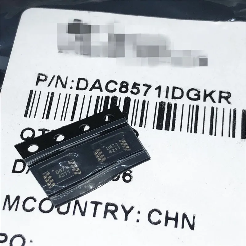 

Free shipping DAC8571IDGKR :D871 VSSOP-8 16DAC 10PCS