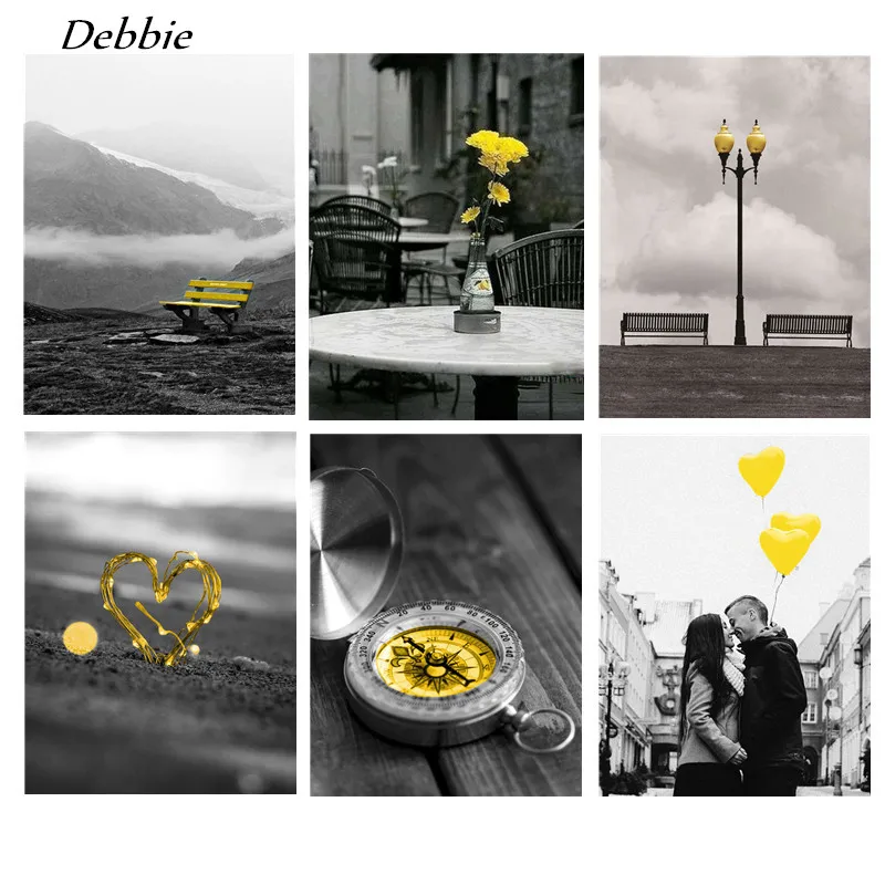 

Алмазная 5D живопись «сделай сам», черно-белый пейзаж, алмазная вышивка, Набор для вышивки крестиком, мозаичные изделия, подарок на Новый год