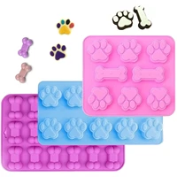 cat paw silicone mold dog bear paw shaped candy molds 3d footprint casting mold for cake cupcake topper jewelry polymer clay
