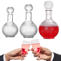 glass decanter ball crystal glass bottle wine separator household whiskey liqour pourer home barware tools vodka beer bottle