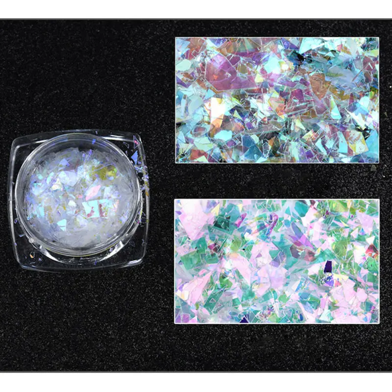 6 цветов/комплект 3D Блестки для дизайна ногтей|Стикеры и наклейки| |