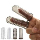 Рукав для пальцев стимулятор вагины клитора Массаж точки G взрослые игрушки для пар эротические интимные инструменты для женщин секс-шоп для лесбийского оргазма