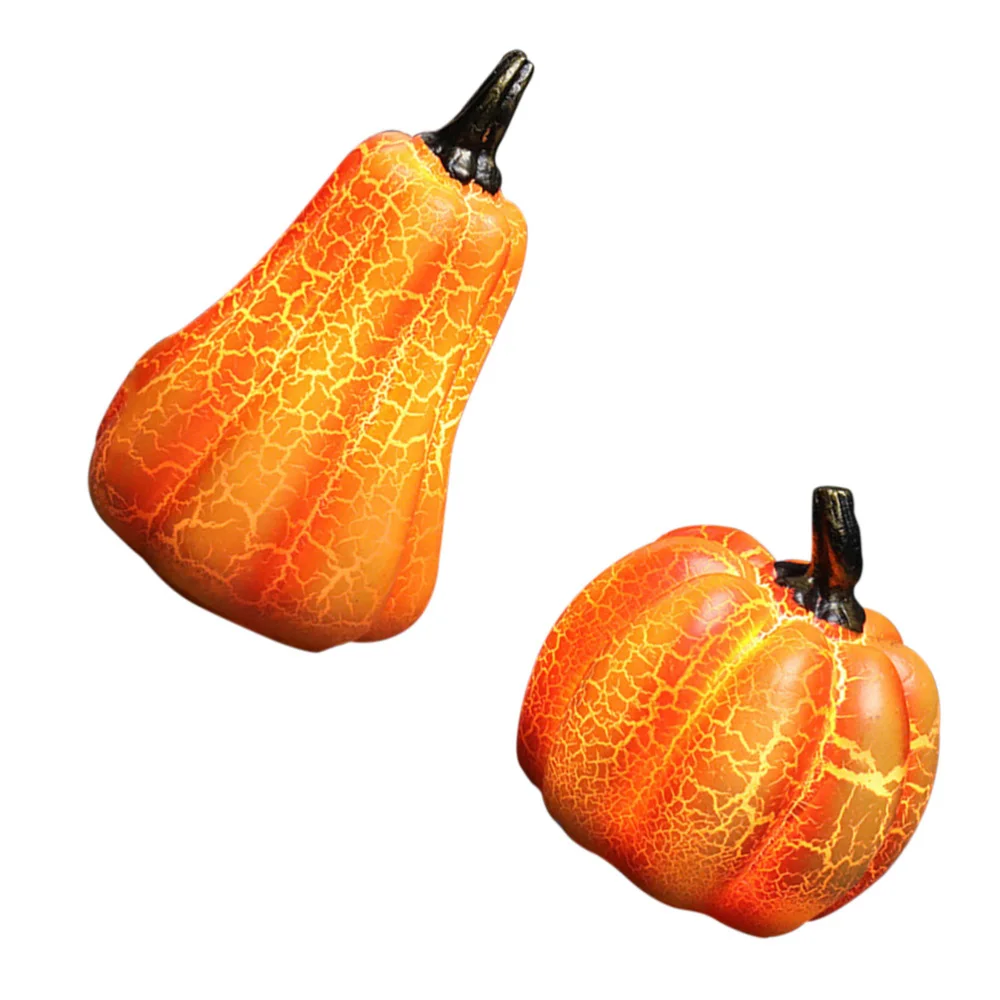

2pcs Resin Pumpkin Lantern Night Light Party Home Bar Decoration Lamp