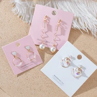 xp new korean pearl drop earrings cute little women earrings 2020 statement earrings for women female earrings wedding jewelry