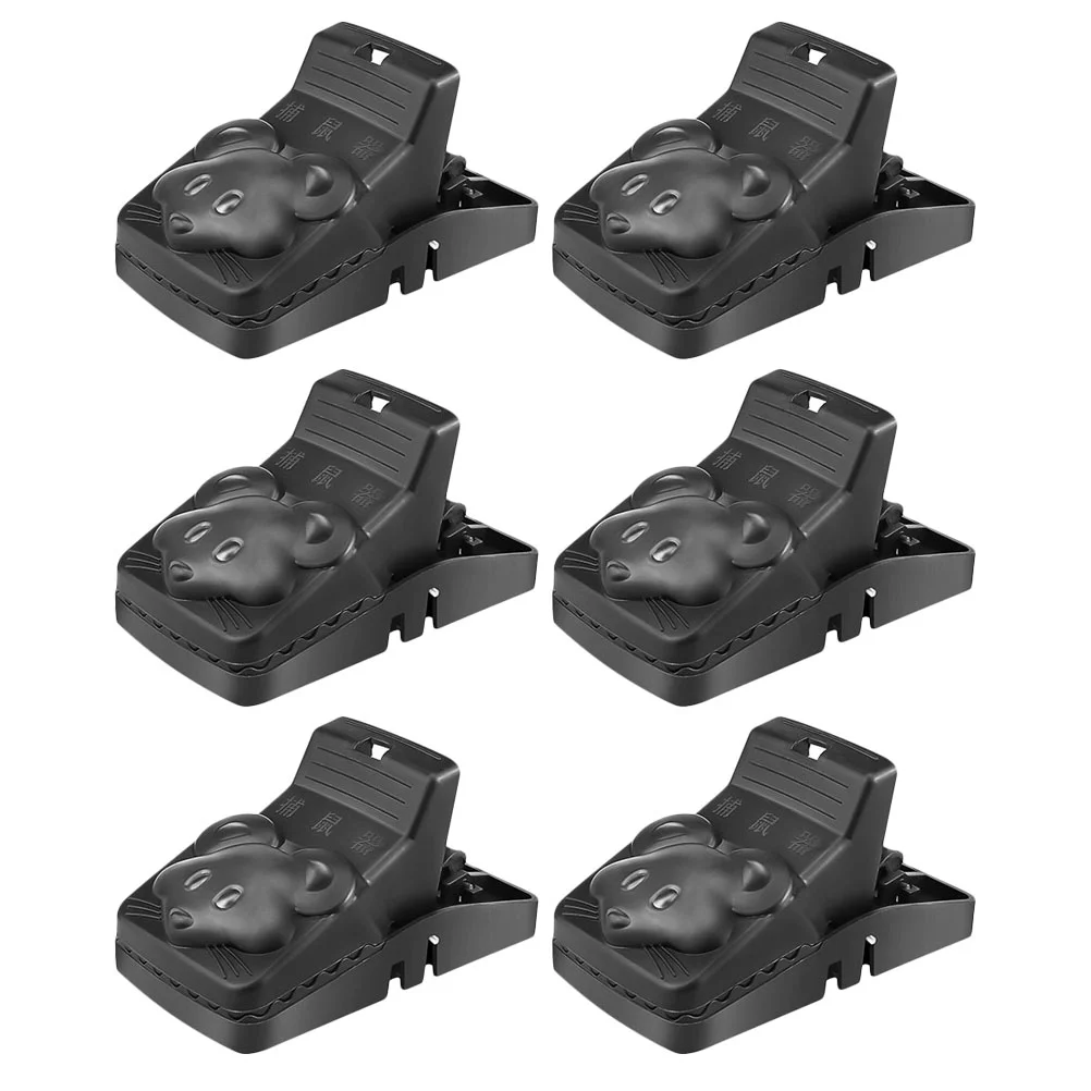 

6pcs Portable Trap Household Catcher for Control (Black)