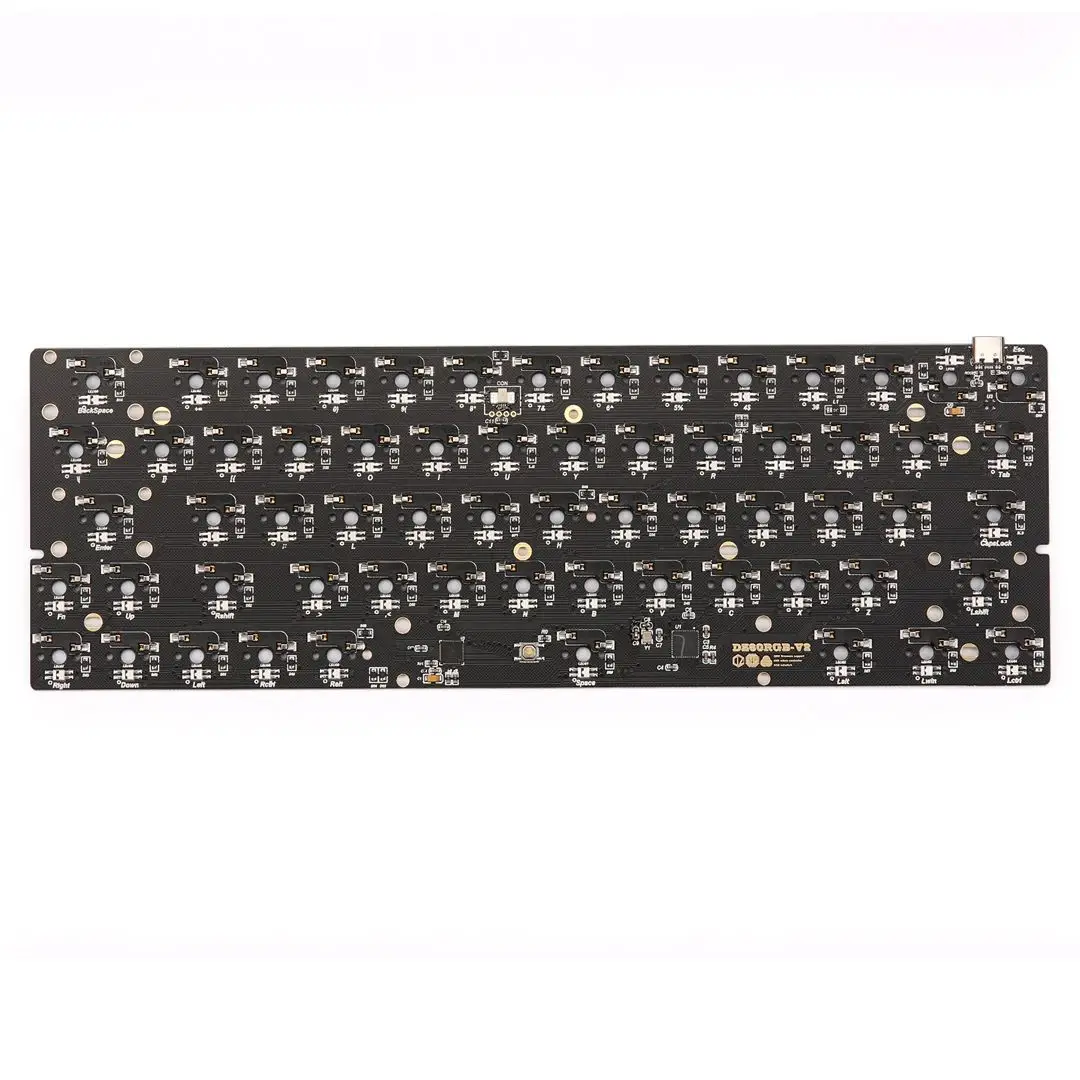 KBDfans DZ60RGB V2 печатная плата с горячей заменой для механической клавиатуры на