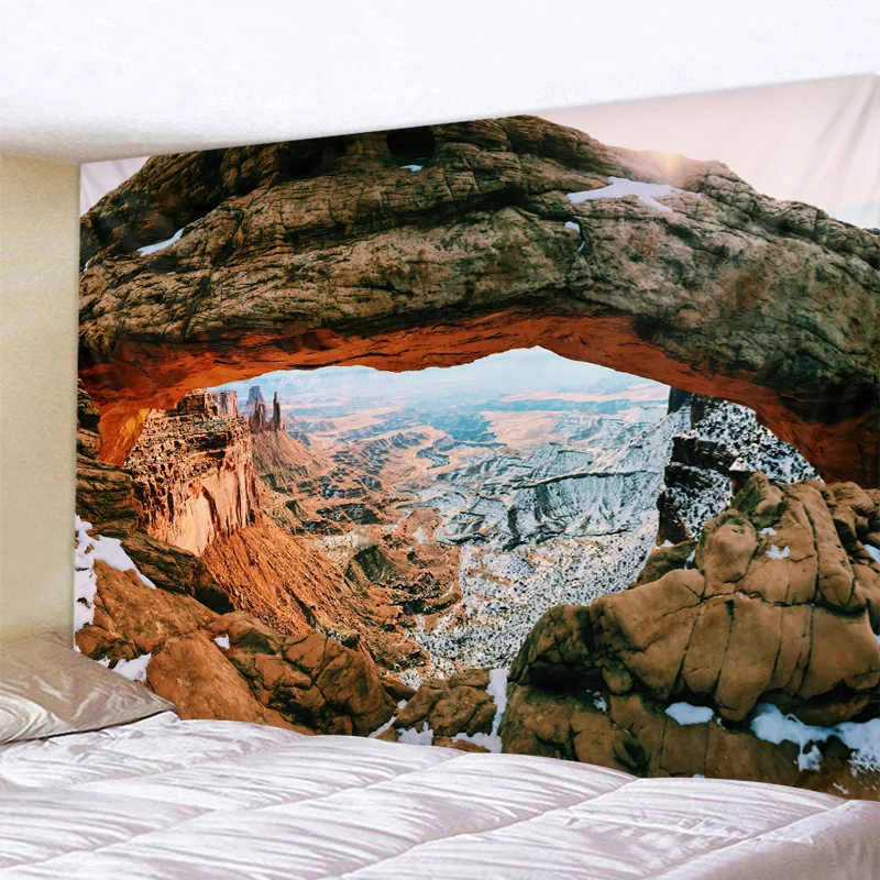 

Cave Landscape Tapestry Wall Hanging Living Room Bedroom Decoration