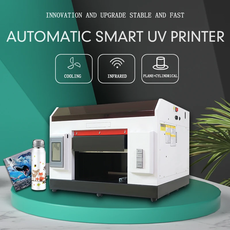 Punehod UV планшетный светодиодный принтер A3 размер 2880 точек/дюйм белая циркуляция