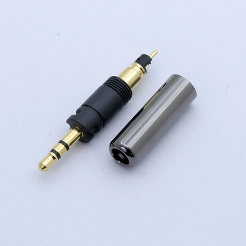 

100pcs/lot 3 Poles 2.5mm Stereo Connector Gold Plated 3 Pins 2.5mm Male Plug Adapter Audio Wire Connector for Headphone Earphone