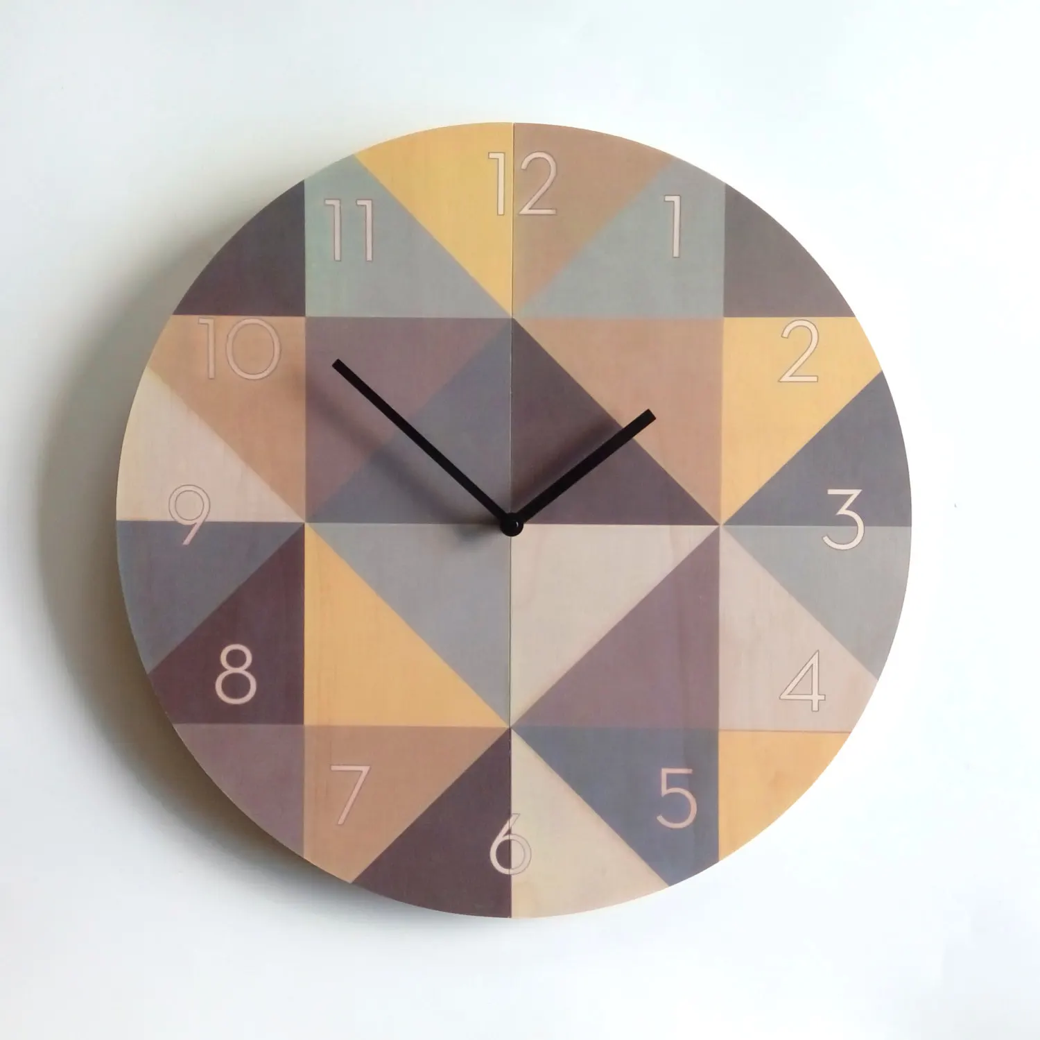 Настенные часы в скандинавском стиле деревянные Мультяшные настенные для