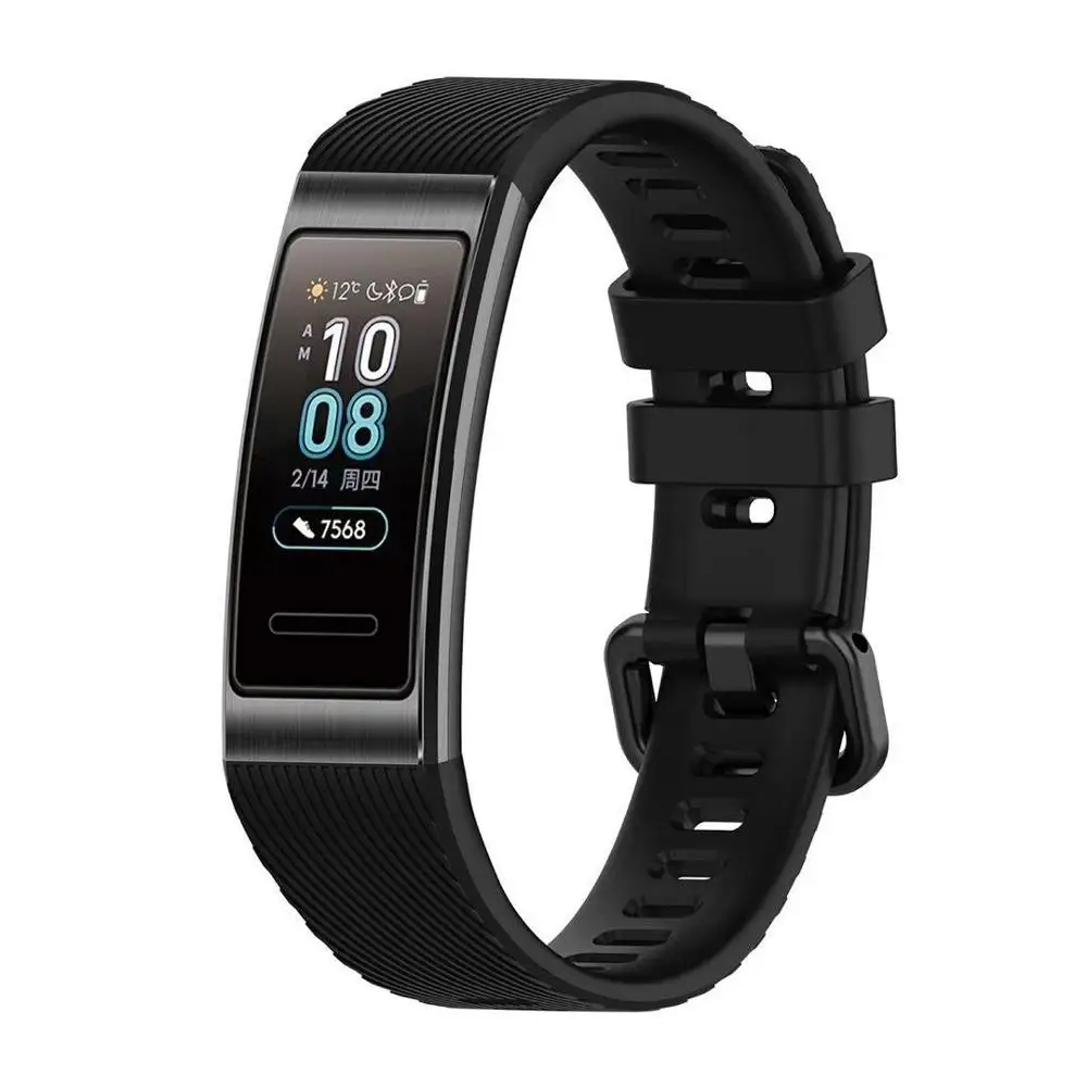 

Ремешок силиконовый для Huawei Band 3 / Band 3 Pro / Band 4 Pro, спортивный сменный оригинальный мягкий модный браслет