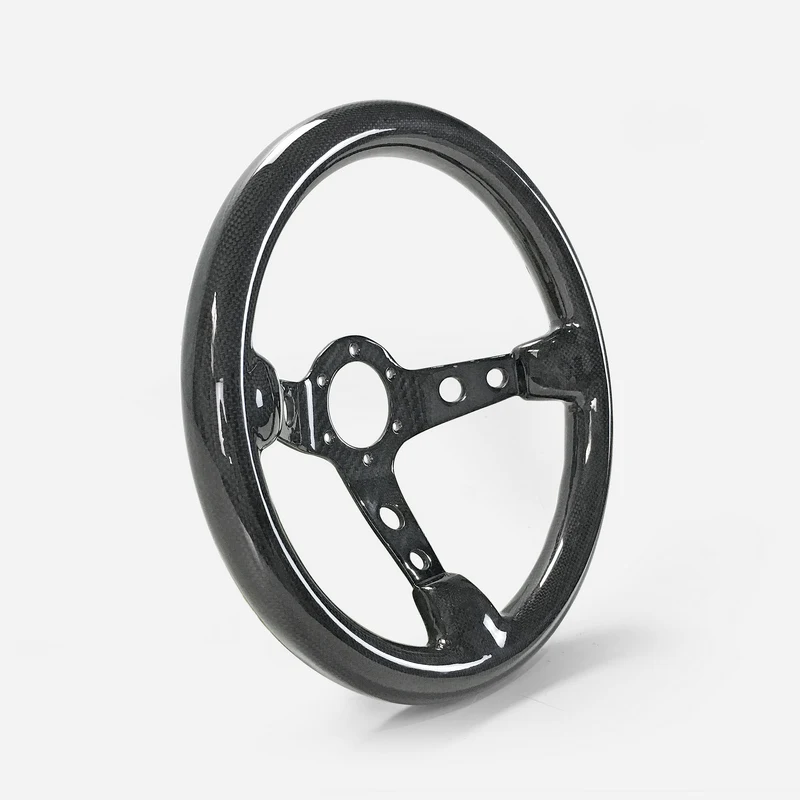 Для Civic выше BRZ GT86 FT86 MX5 GTS JDM D карбоновые велосипедные шины волоконное рулевое колесо(диаметр 340 мм, глубина около 60 мм, 6 болтов 70 мм PCD