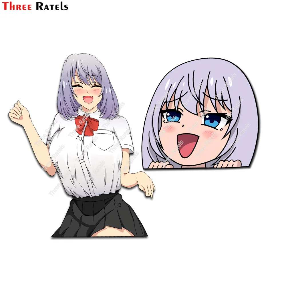 

Three Ratels E472 TEJINA SENPAI Stickers And Decals For Laptop Luggage Skateboard Decoration Vinyl Waterproof Material