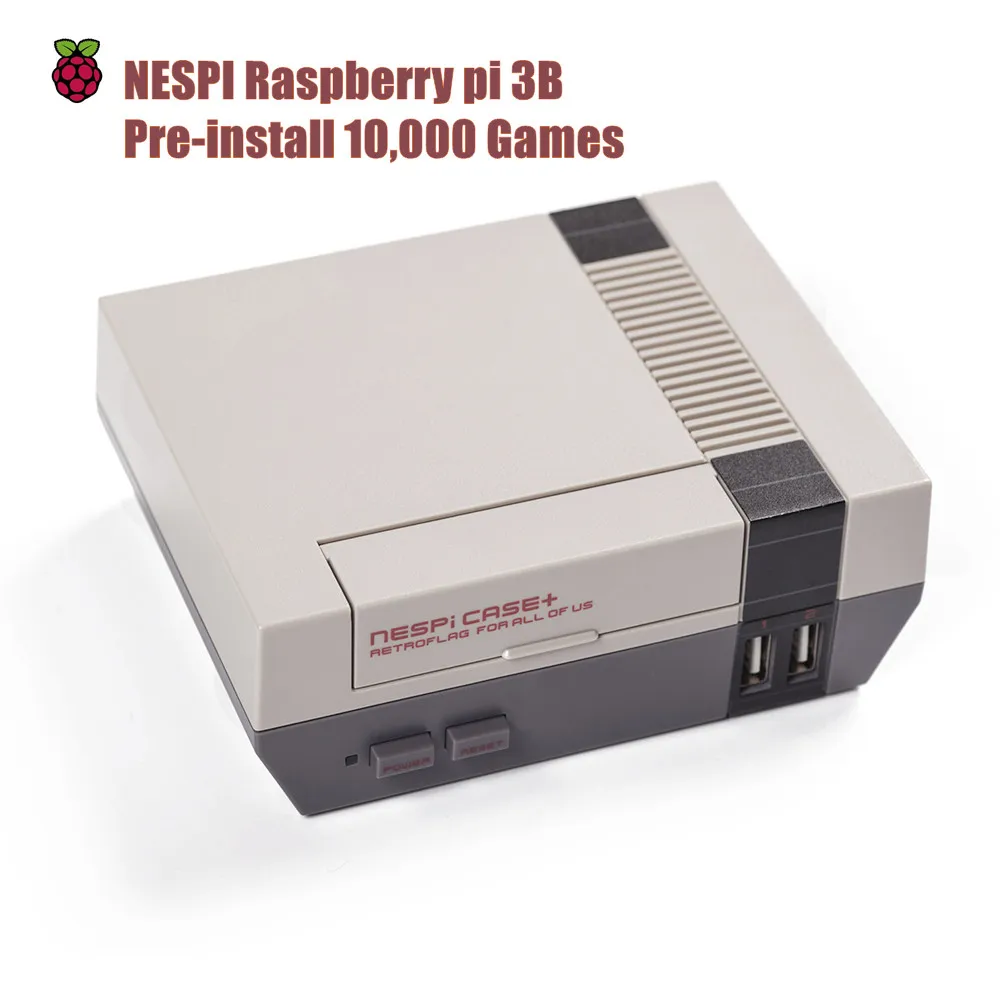 Оригинальный Raspberry Pi ТВ Видео игровая консоль RETROFLAG NESPI чехол + для 3B 2B с