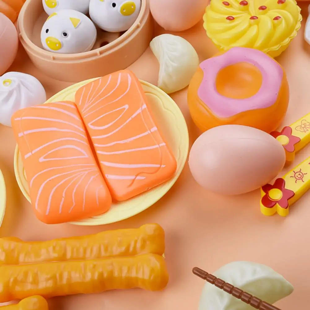 84Pcs Cooking Toy Cookware Hand-eye Coordination Kids Pretend Play Kitchen for Early Education Simulation Cake Pizza Pastry - купить по