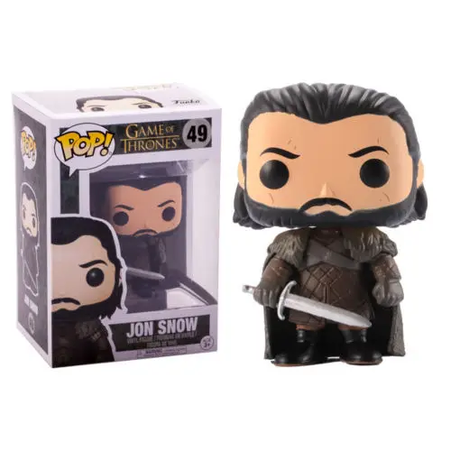 FUNKO Игра престолов Арья Старк дрогон Джон Сноу серый ветер Дейенерис экшн-фигурка модель виниловые фигурки