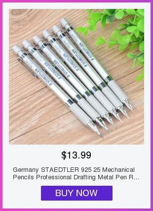 Германия STAEDTLER 925 25 механические карандаши Профессиональный разработки металлическая ручка стержень 0,3/0,5/0,7/0,9/1,3/2,0 мм