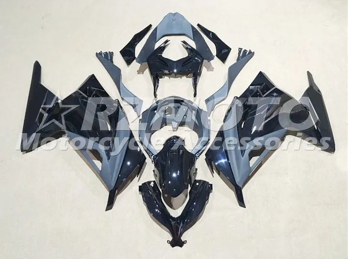 

Новый комплект обтекателей из АБС-пластика подходит для kawasaki Ninja300 EX300 13 14 15 16 17 18 19 комплект обтекателей черный глянцевый