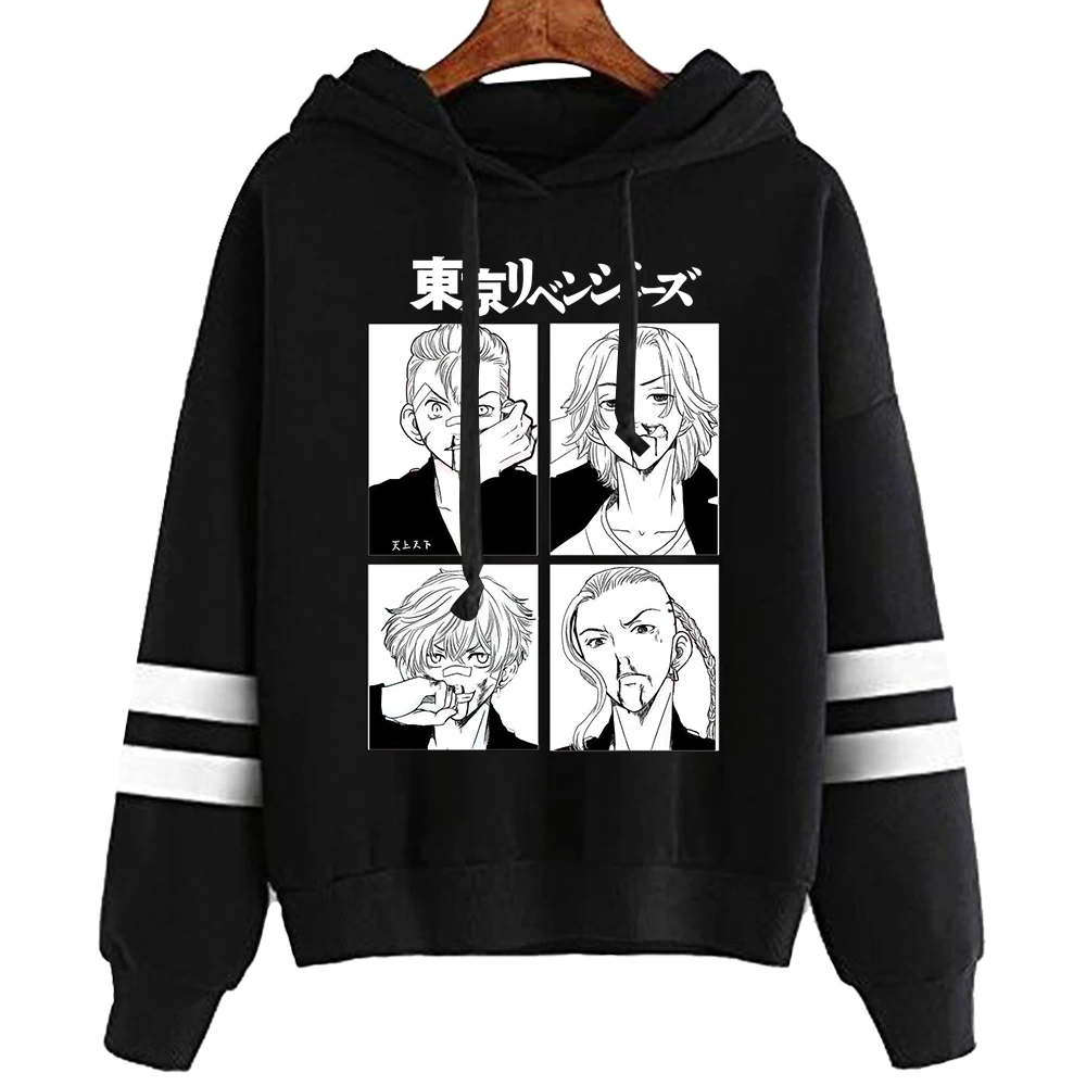 

Anime Tokyo Revengers Hoodies Manjiro Sano Mikey Chifuyu Sweatshirts Cozy Tops Pullovers Sudadera felpa moletom