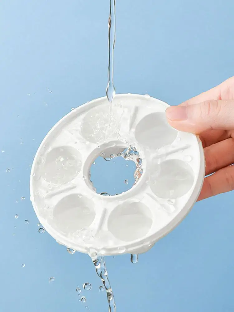 

3 Pcs DIY Ice Mold Reusable Doughnut Ice Tray 13 Ice Semispheres Anti-Leakage Easy Release Ice Making Box With Lid