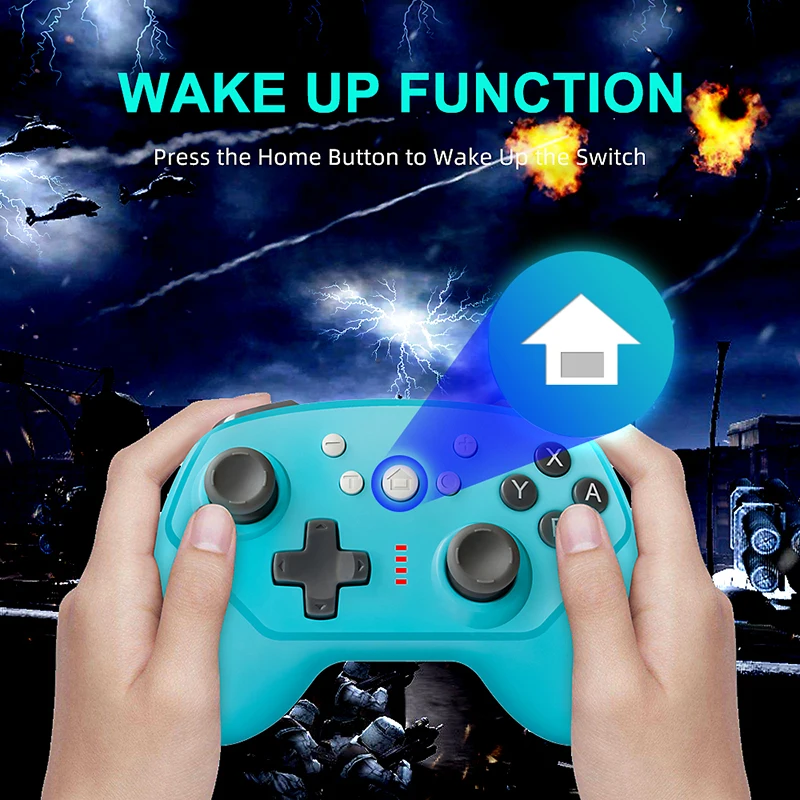 Wireless Bluetooth Gamepad For Nintendo Switch Pro NS PS3 Video Game USB Joystick Controller Console With 6-Axis | Электроника