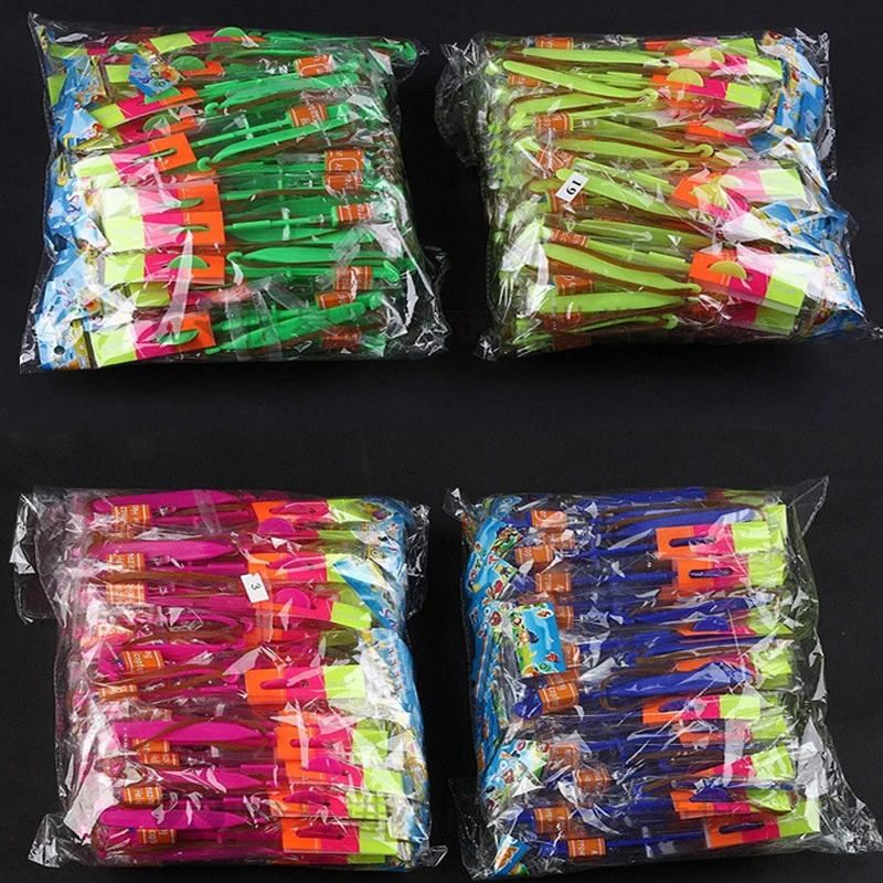 24PCS Party Articles Slingshot Flying Arrow LED UFO Bamboo Dragonfly Hot Sale Luminous Fairy Toy Festival Accessories | Дом и сад