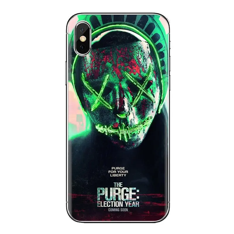 For Huawei Nova 2 3 2i 3i Y6 Y7 Y9 Prime Pro GR3 GR5 2017 2018 2019 Y5II Y6II The Purge Election Year Transparent TPU Skin Cover |