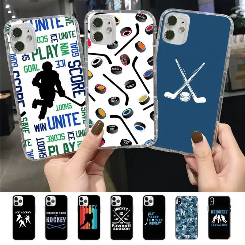 

Ice Hockey Rink sport Mom Phone Case for iPhone 11 12 13 mini pro XS MAX 8 7 6 6S Plus X 5S SE 2020 XR case