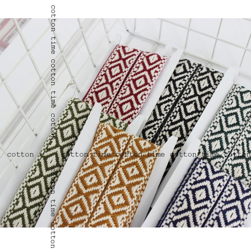 6 цветов хлопковая жаккардовая тесьма шириной 2 5 см аксессуары для отделки