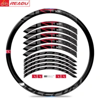 racing 4 db road bike climbing wheel set sticker rim height 40mm disc brake bicycle rim decals racing 4