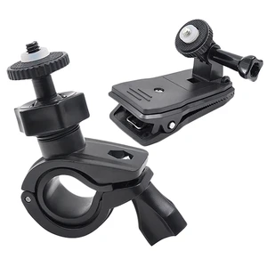 bicycle holder stand holder for insta360 action camera parts for insta360 one x evo accessories kit backpack clip for insta3 free global shipping