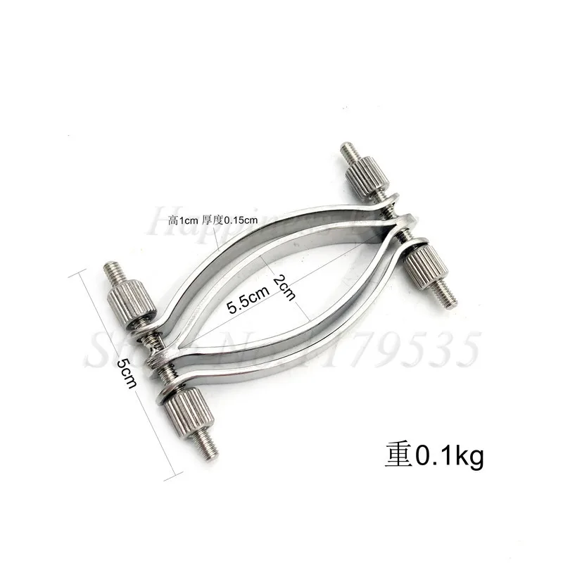 Расширитель из нержавеющей стали зажимы для клитора Стимулятор БДСМ